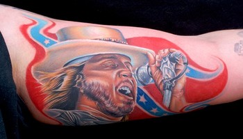 Tattoos - ronnie van zant